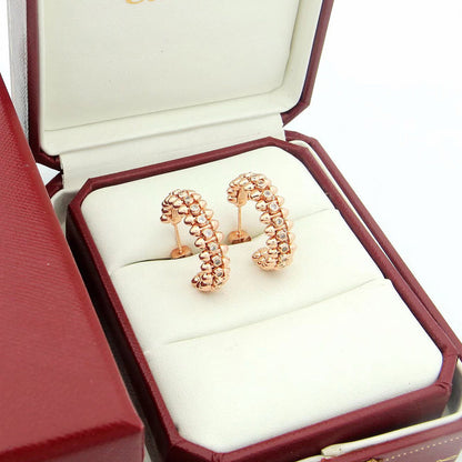[ELAN LUXE]CLASH FULL DIAMOND MEDIUM EARRINGS