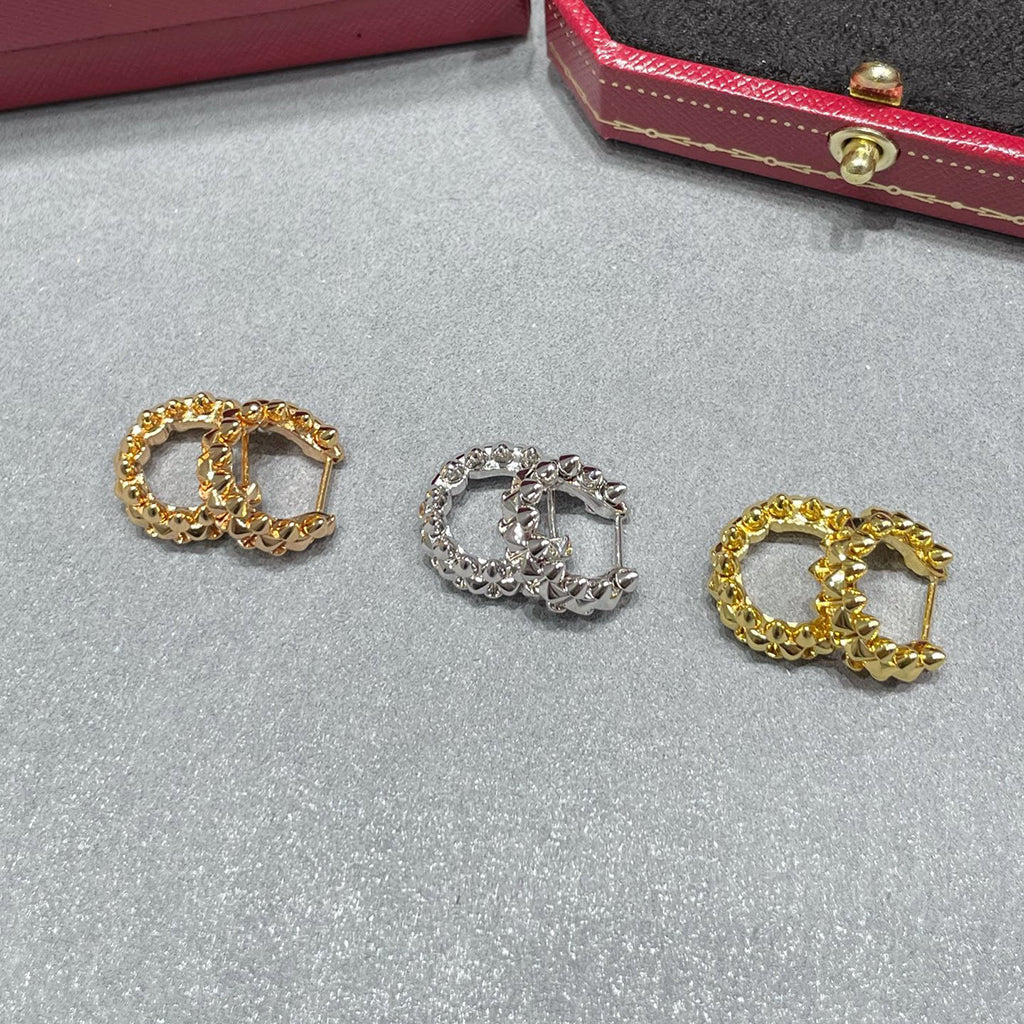 [ELAN LUXE]CLASH MINI HOOP EARRINGS