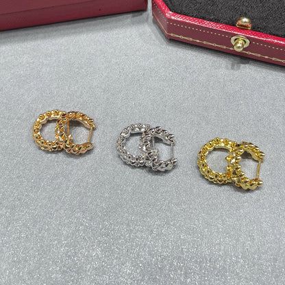 [ELAN LUXE]CLASH MINI HOOP EARRINGS