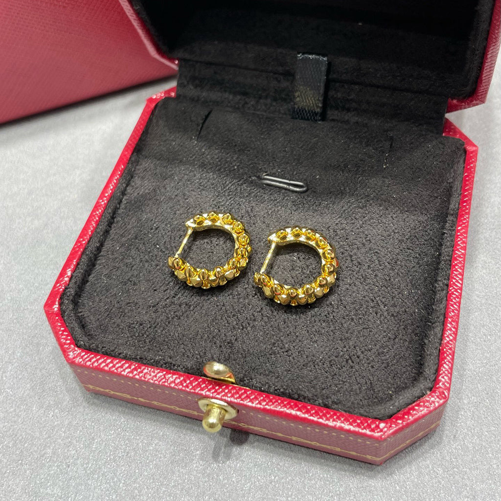 [ELAN LUXE]CLASH MINI HOOP EARRINGS