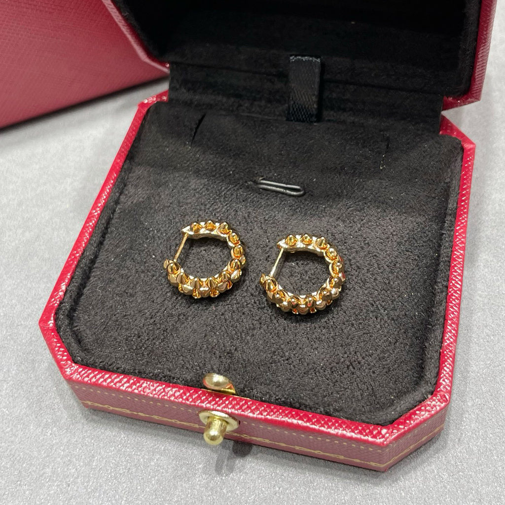 [ELAN LUXE]CLASH MINI HOOP EARRINGS