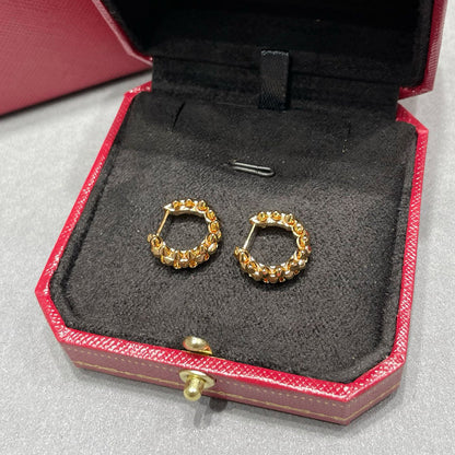 [ELAN LUXE]CLASH MINI HOOP EARRINGS