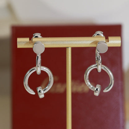 [ELAN LUXE]JUSTE NO DIAMOND DOUBLE EARRINGS