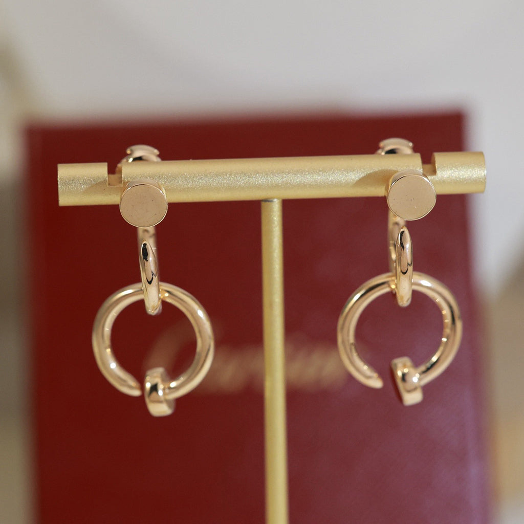 [ELAN LUXE]JUSTE NO DIAMOND DOUBLE EARRINGS