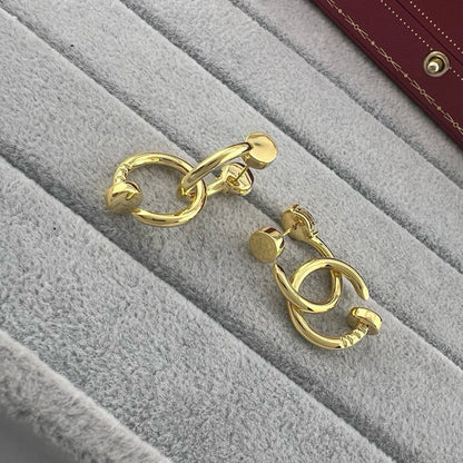 [ELAN LUXE]JUSTE NO DIAMOND DOUBLE EARRINGS