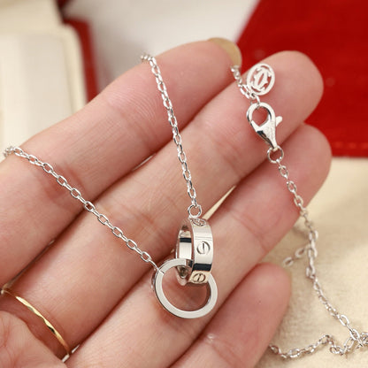 [ELAN LUXE]LOVE DOUBLE RING NECKLACE