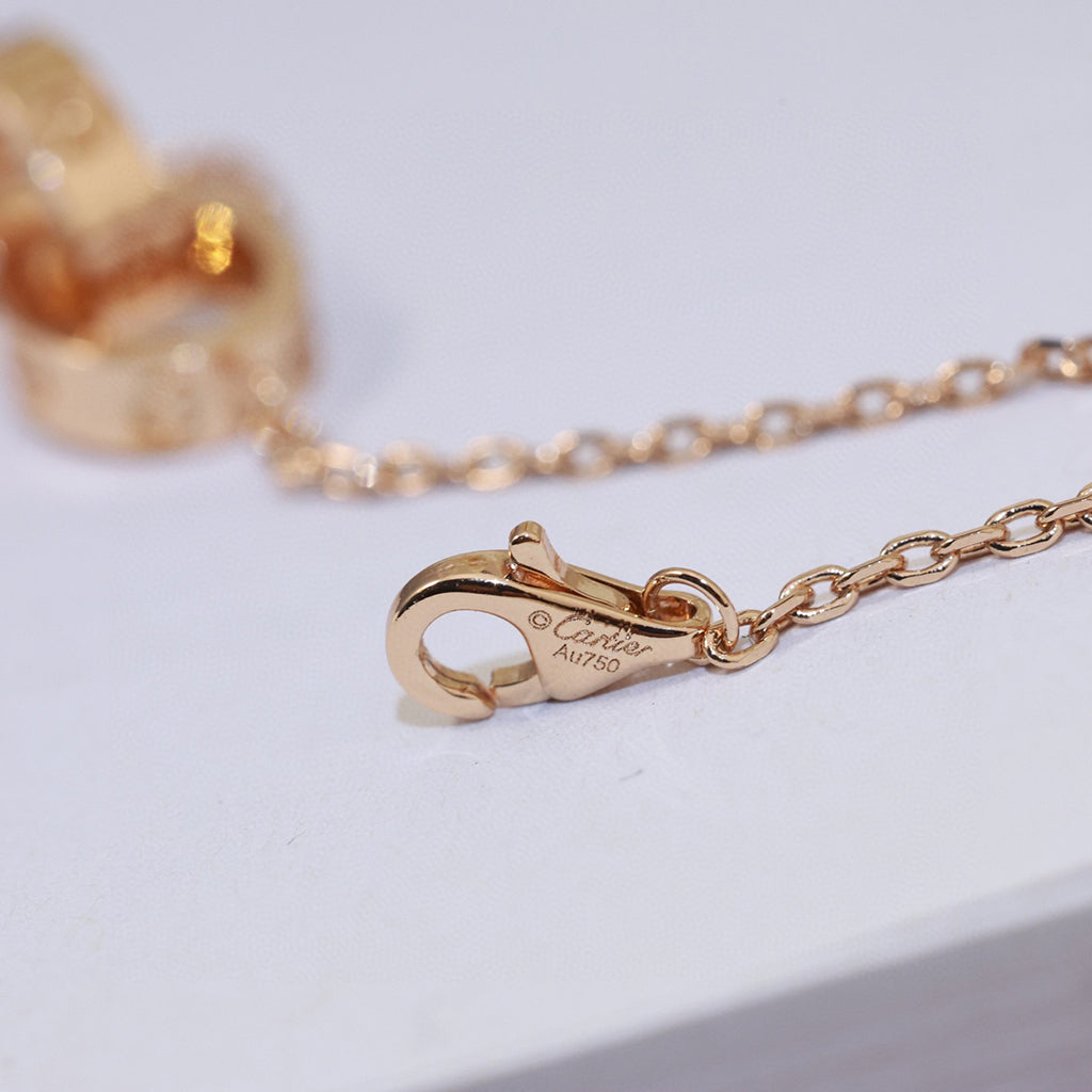 [ELAN LUXE]LOVE DOUBLE RING NECKLACE