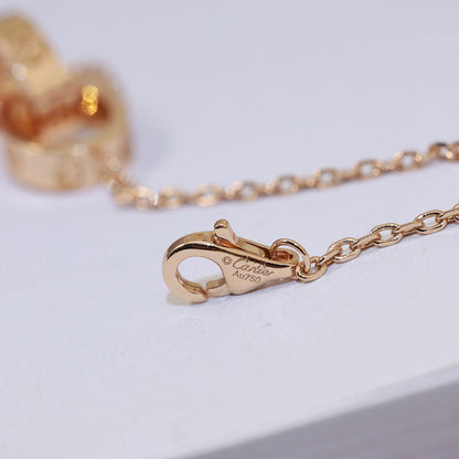 [ELAN LUXE]LOVE DOUBLE RING NECKLACE