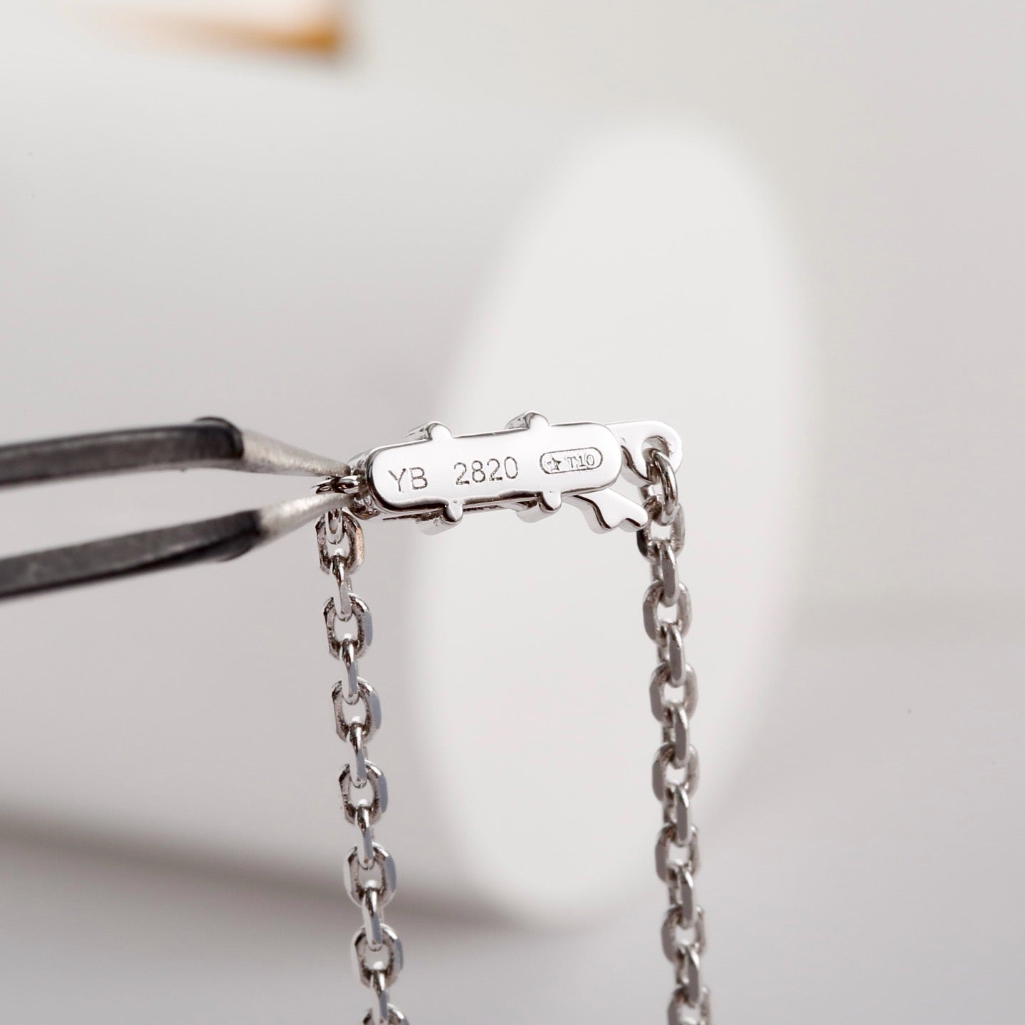 [ELAN LUXE]LOVE NECKLACE 16MM  FULL DIAMOND