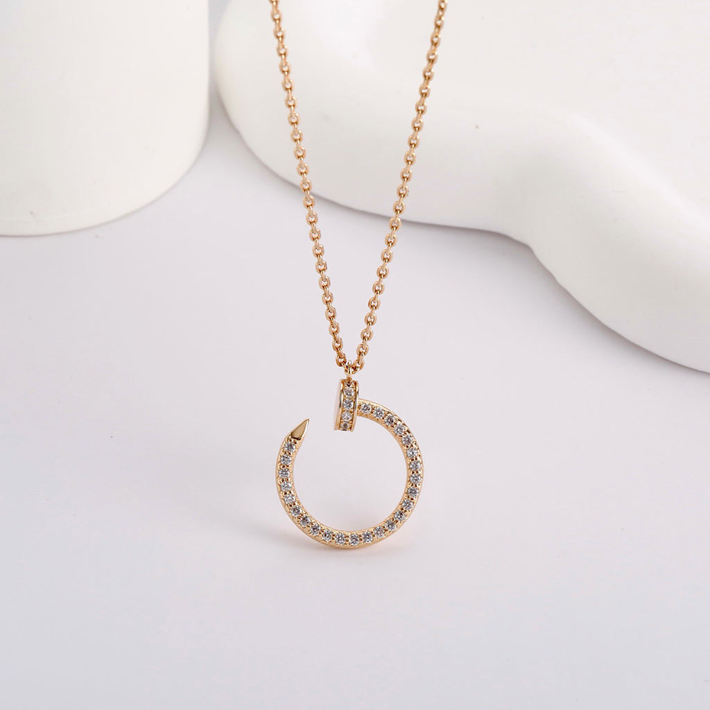 [ELAN LUXE]JUSTE NECKLACE FULL DIAMOND