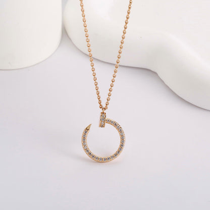 [ELAN LUXE]JUSTE NECKLACE FULL DIAMOND