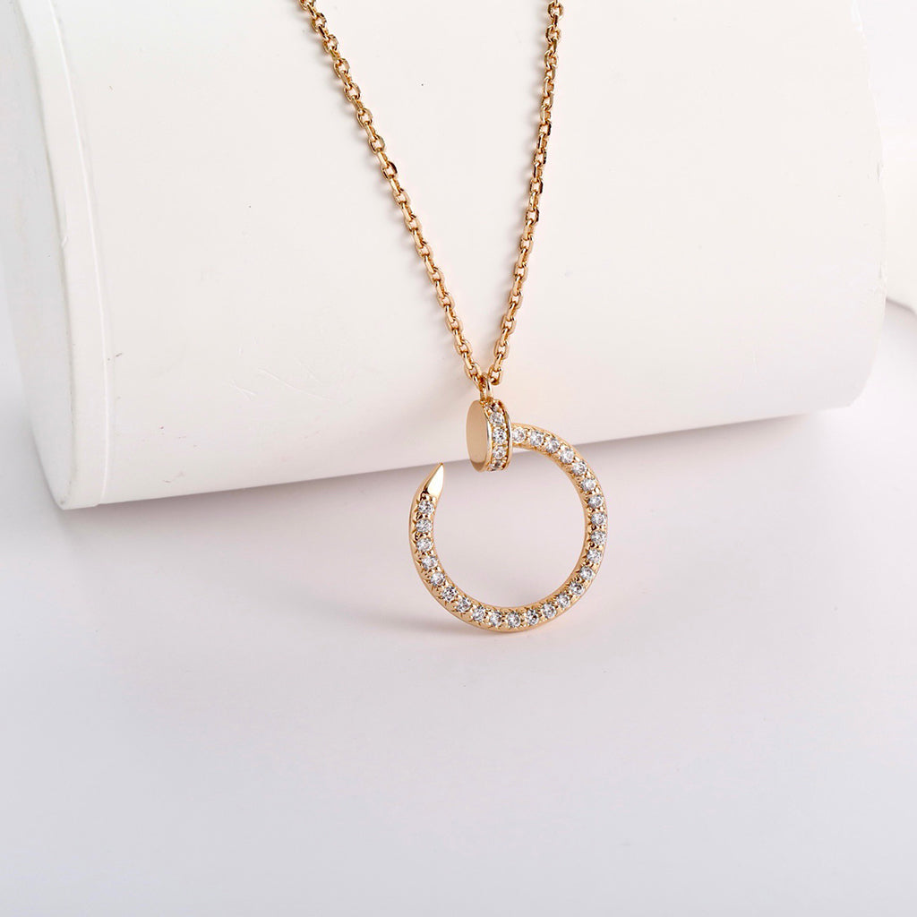[ELAN LUXE]JUSTE NECKLACE FULL DIAMOND