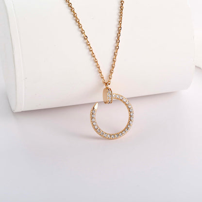 [ELAN LUXE]JUSTE NECKLACE FULL DIAMOND