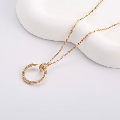 [ELAN LUXE]JUSTE NECKLACE FULL DIAMOND