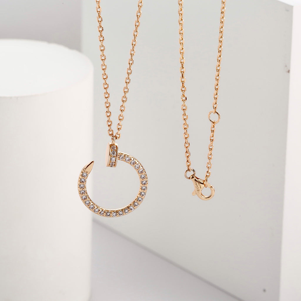 [ELAN LUXE]JUSTE NECKLACE FULL DIAMOND