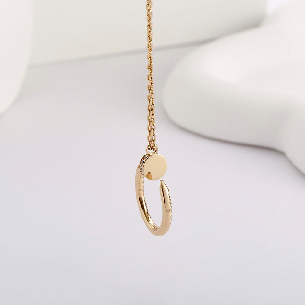 [ELAN LUXE]JUSTE NECKLACE FULL DIAMOND