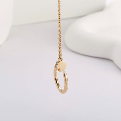 [ELAN LUXE]JUSTE NECKLACE FULL DIAMOND