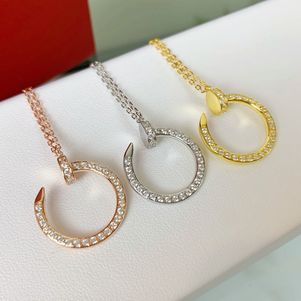 [ELAN LUXE]JUSTE NECKLACE FULL DIAMOND