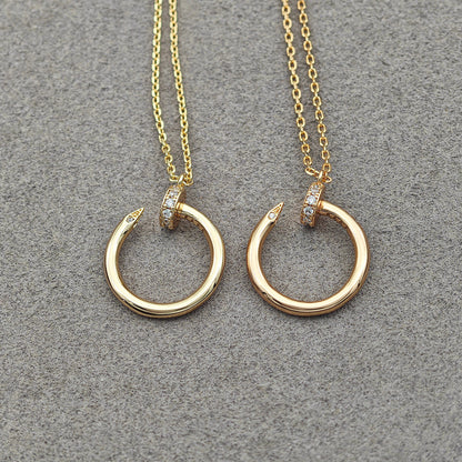 [ELAN LUXE]JUSTE NECKLACE HALF DIAMOND