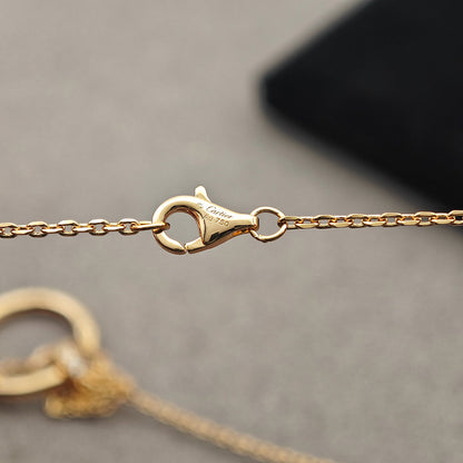 [ELAN LUXE]JUSTE NECKLACE HALF DIAMOND