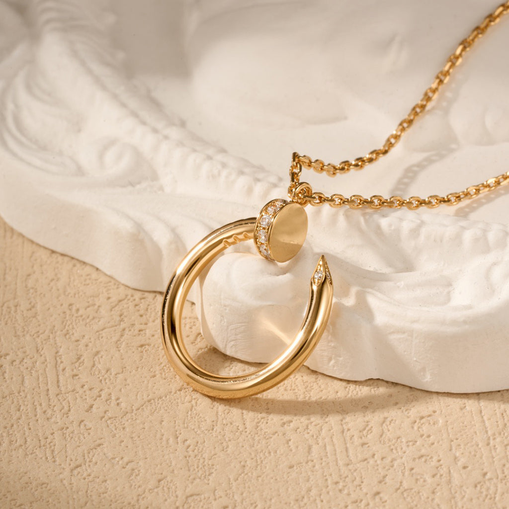 [ELAN LUXE]JUSTE NECKLACE HALF DIAMOND