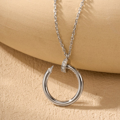 [ELAN LUXE]JUSTE NECKLACE HALF DIAMOND