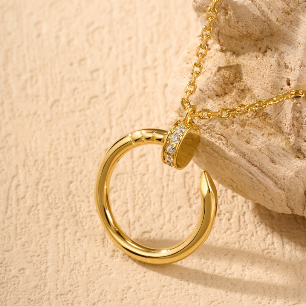 [ELAN LUXE]JUSTE NECKLACE HALF DIAMOND