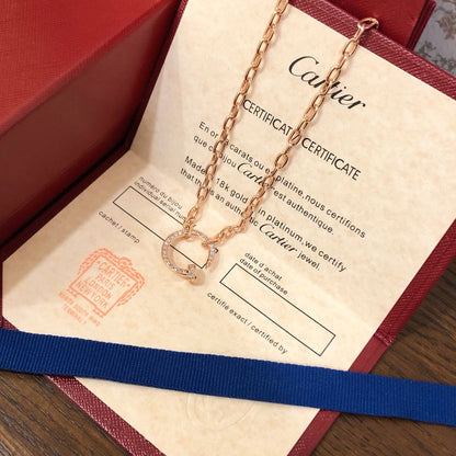 [ELAN LUXE]JUSTE NECKLACE FULL DIAMONDS