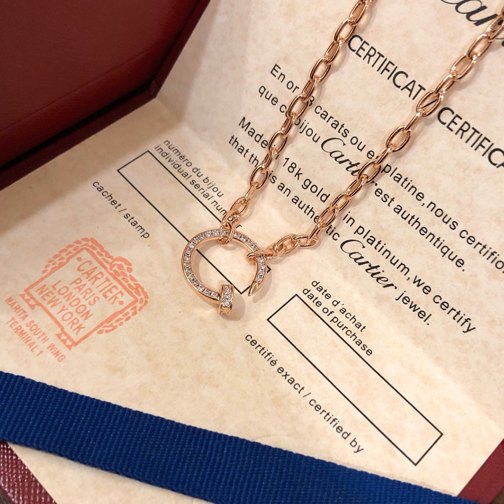 [ELAN LUXE]JUSTE NECKLACE FULL DIAMONDS