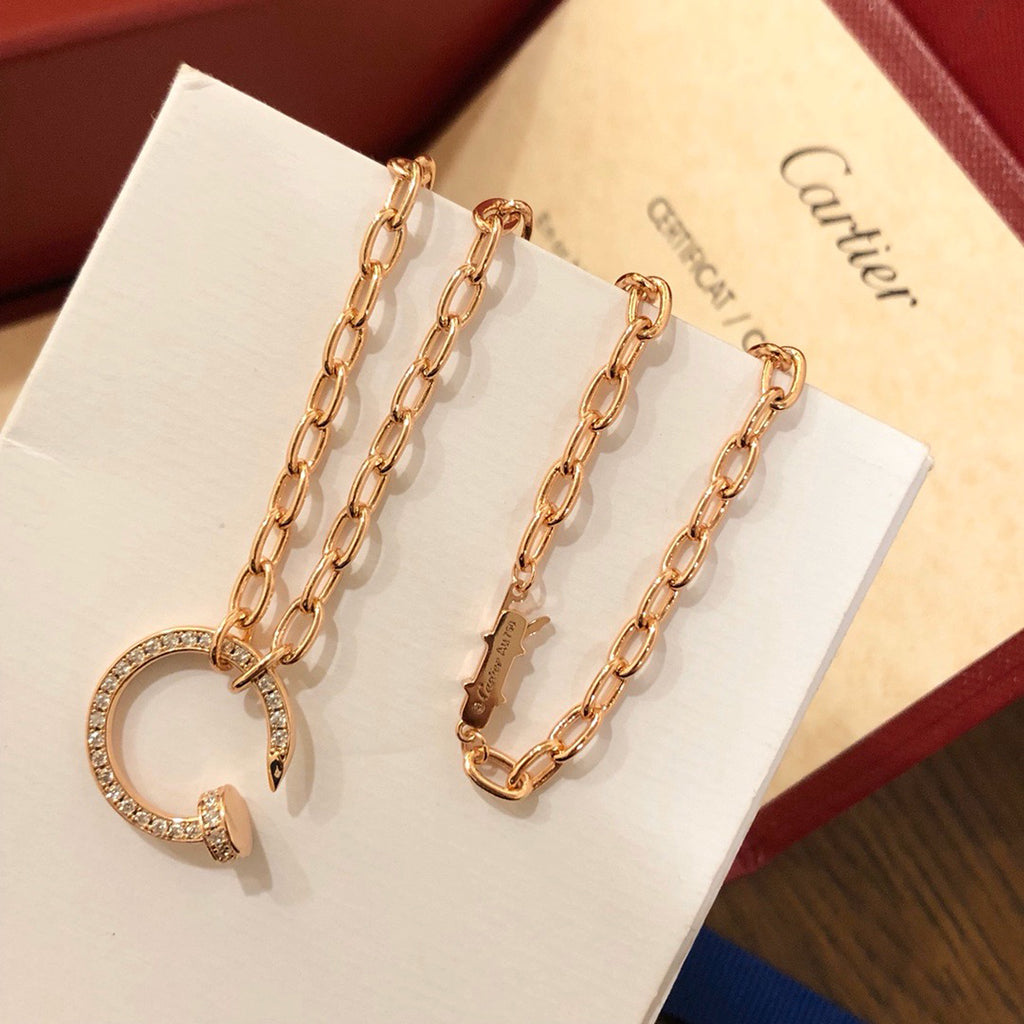 [ELAN LUXE]JUSTE NECKLACE FULL DIAMONDS