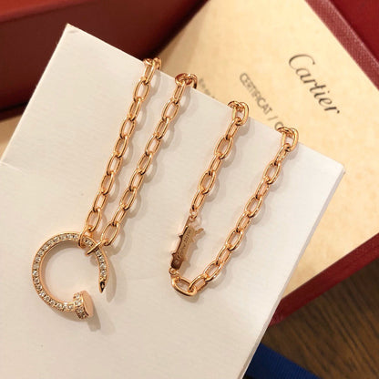 [ELAN LUXE]JUSTE NECKLACE FULL DIAMONDS