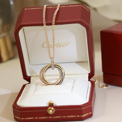 [ELAN LUXE]TRINITY MEDIUM  DIAMONDS NECKLACE