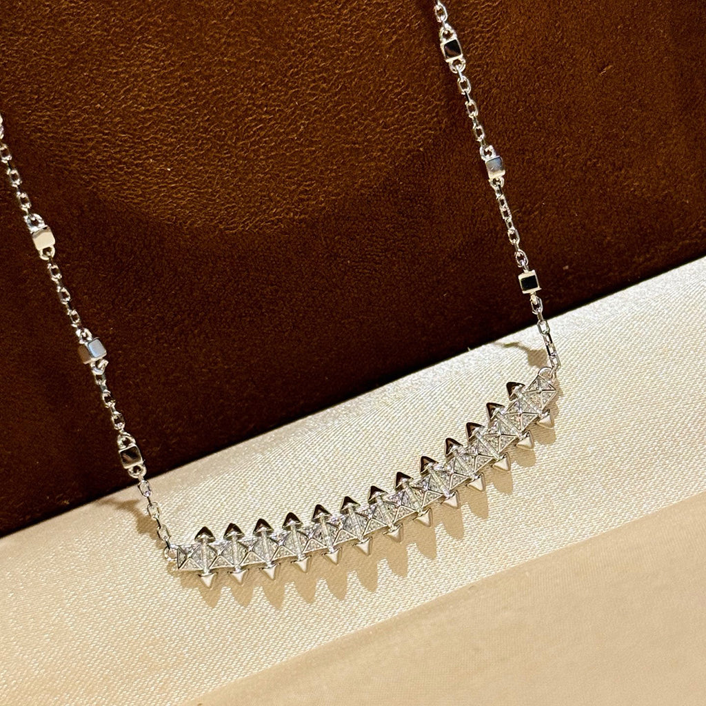 [ELAN LUXE]CLASH  SMALL FULL DIAMOND NECKLACE