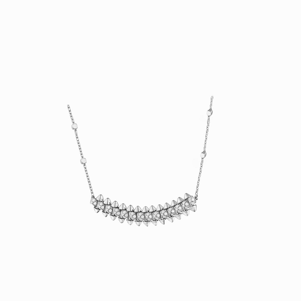 [ELAN LUXE]CLASH  SMALL FULL DIAMOND NECKLACE