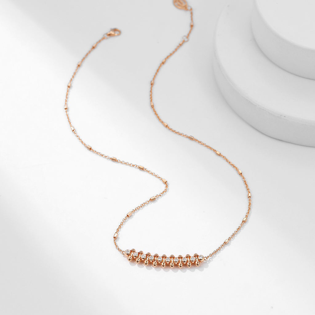 [ELAN LUXE]CLASH  MEDIUM DIAMOND NECKLACE