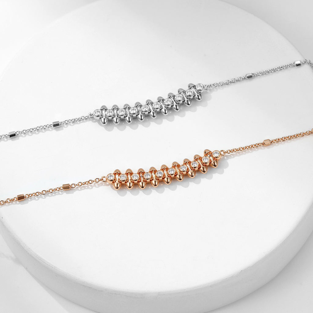 [ELAN LUXE]CLASH  MEDIUM DIAMOND NECKLACE