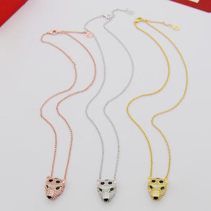 [ELAN LUXE]PANTHERE FULL DIAMOND NECKLACE