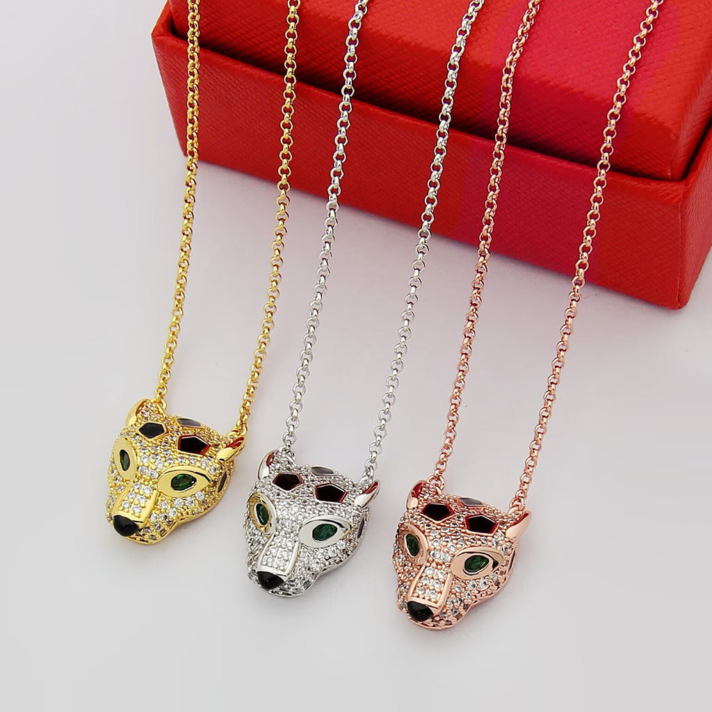 [ELAN LUXE]PANTHERE FULL DIAMOND NECKLACE