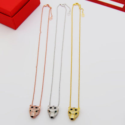 [ELAN LUXE]PANTHERE FULL DIAMOND NECKLACE