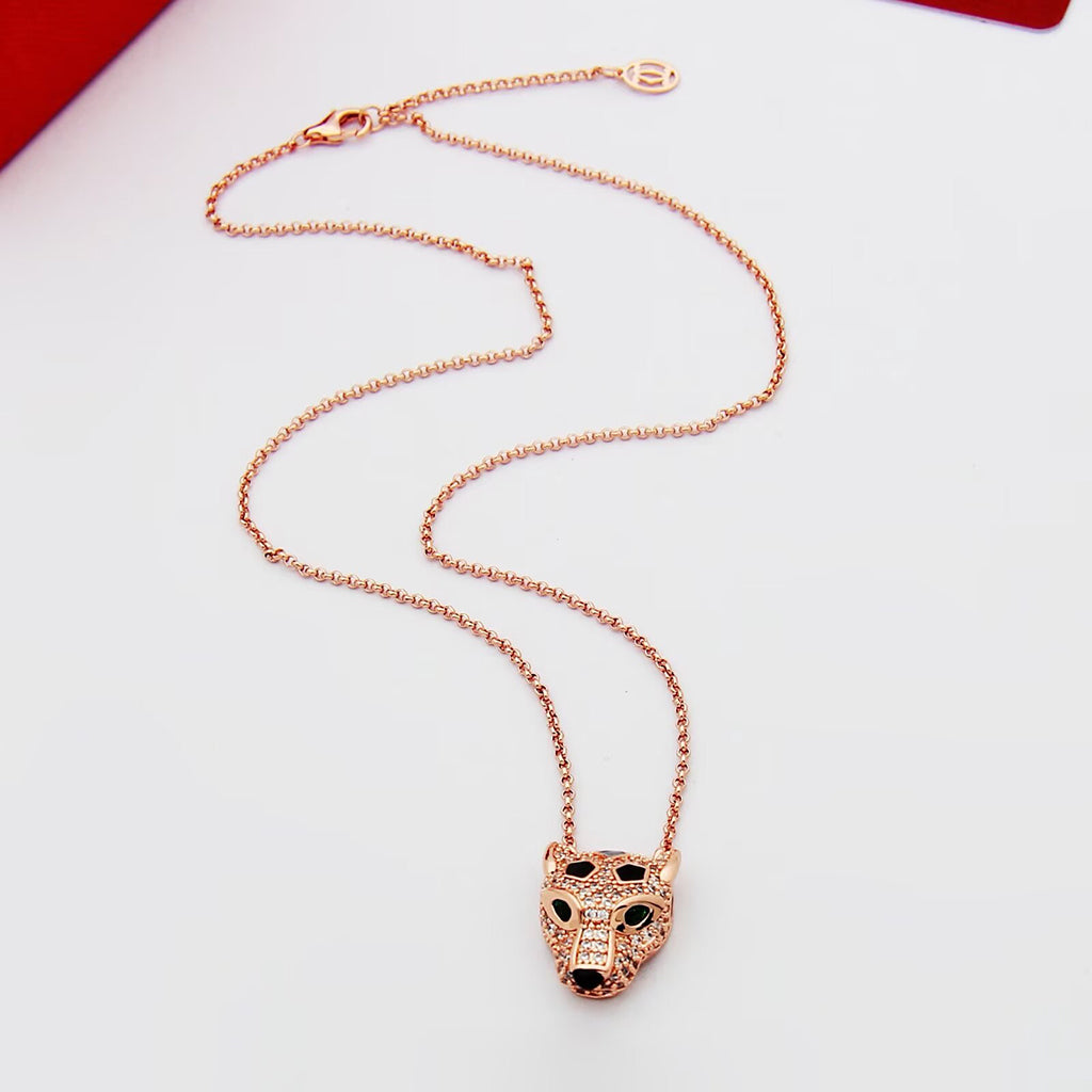 [ELAN LUXE]PANTHERE FULL DIAMOND NECKLACE