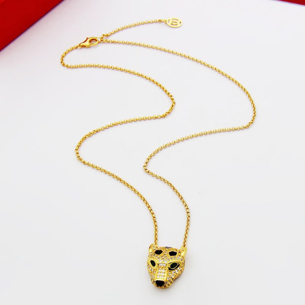 [ELAN LUXE]PANTHERE FULL DIAMOND NECKLACE