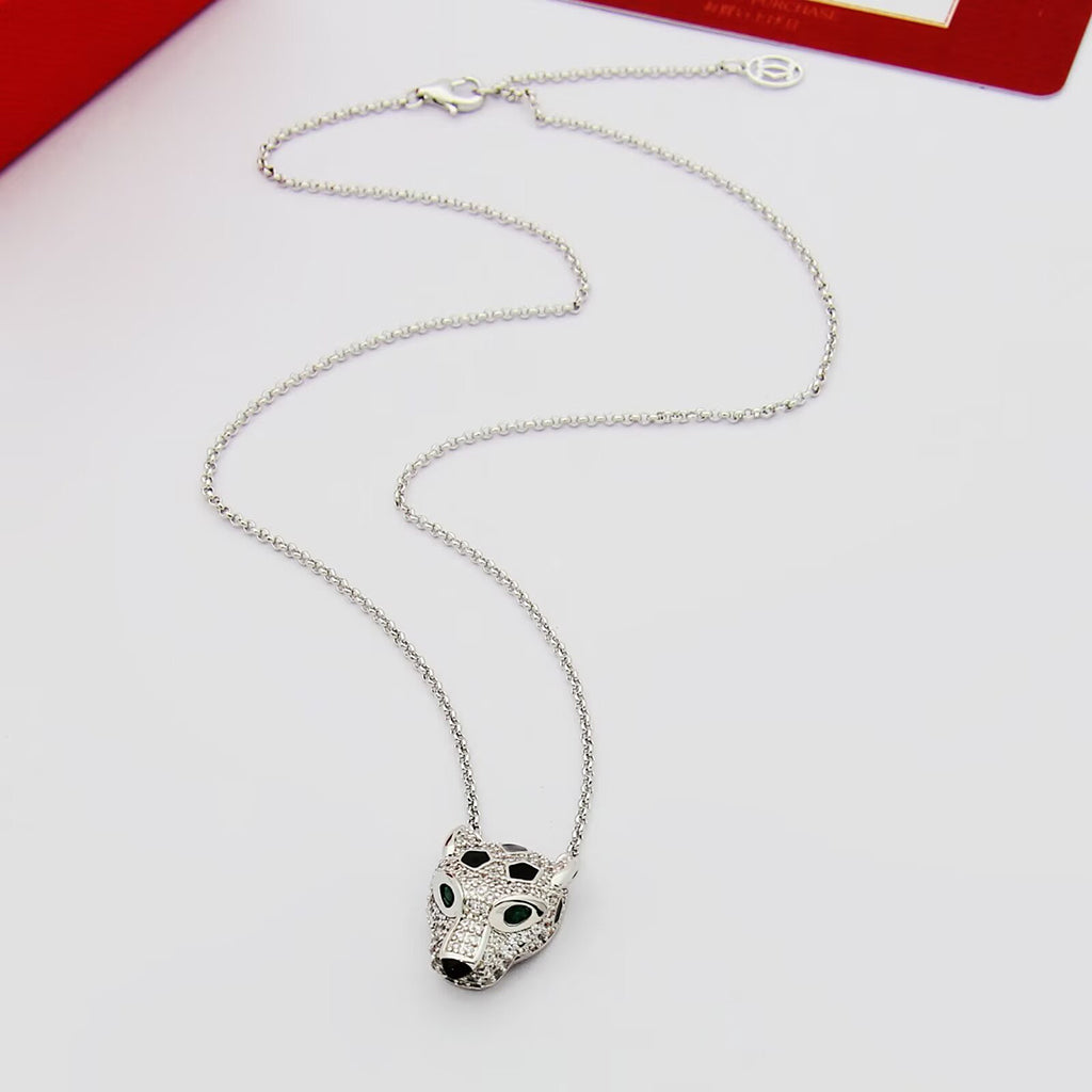 [ELAN LUXE]PANTHERE FULL DIAMOND NECKLACE