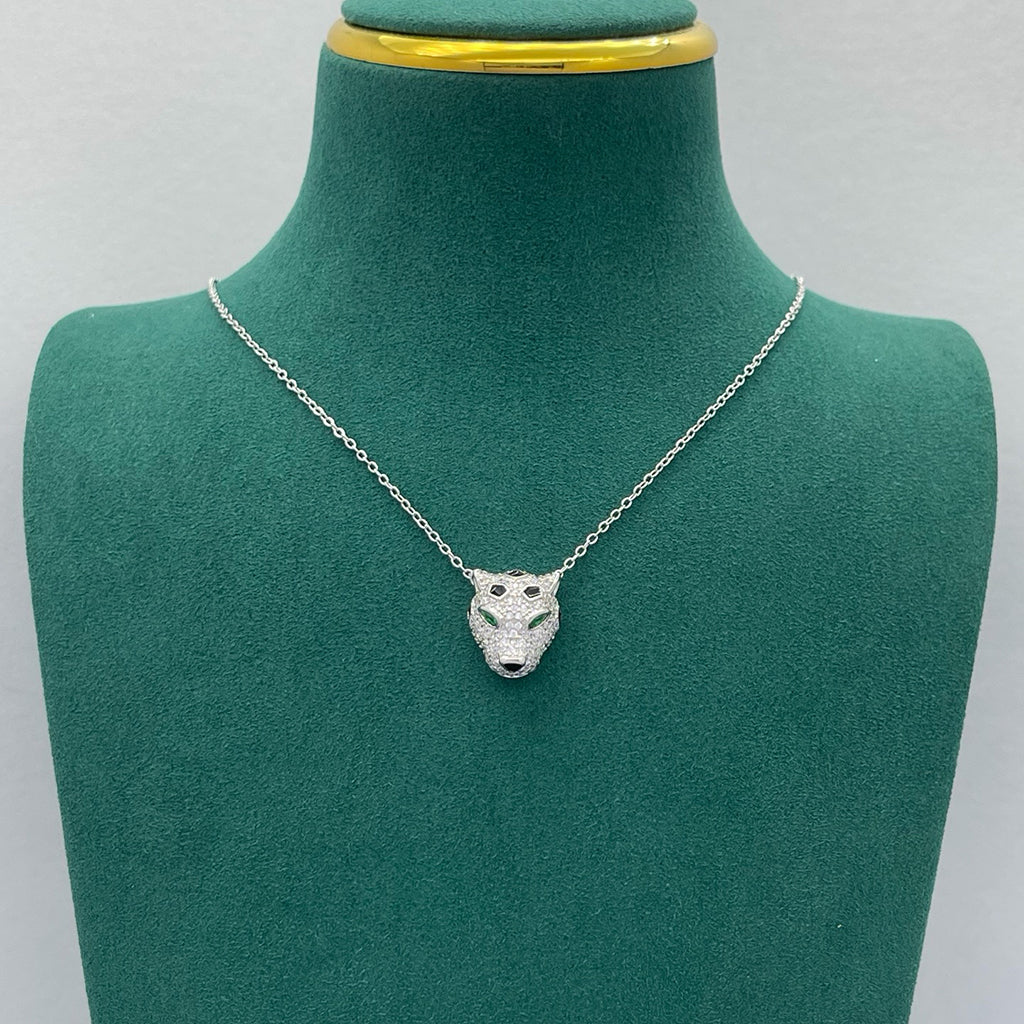 [ELAN LUXE]PANTHERE FULL DIAMOND NECKLACE