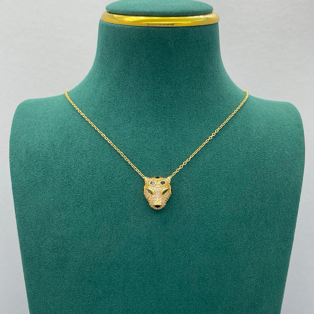 [ELAN LUXE]PANTHERE FULL DIAMOND NECKLACE