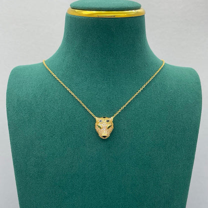 [ELAN LUXE]PANTHERE FULL DIAMOND NECKLACE