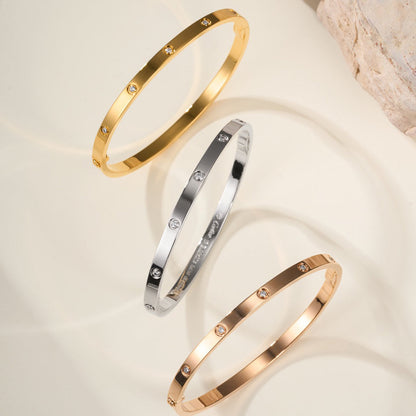 [ELAN LUXE]LOVE BRACELET 3.65MM 10 DIAMONDS