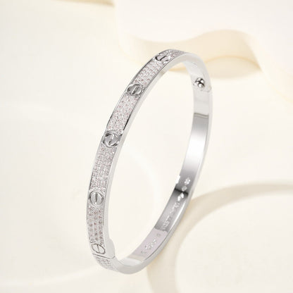 [ELAN LUXE]LOVE BRACELET 4.8MM DIAMOND-PAVED