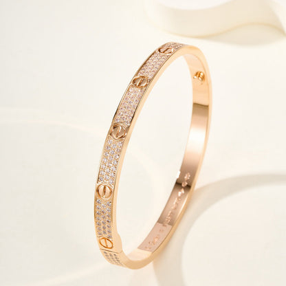 [ELAN LUXE]LOVE BRACELET 4.8MM DIAMOND-PAVED