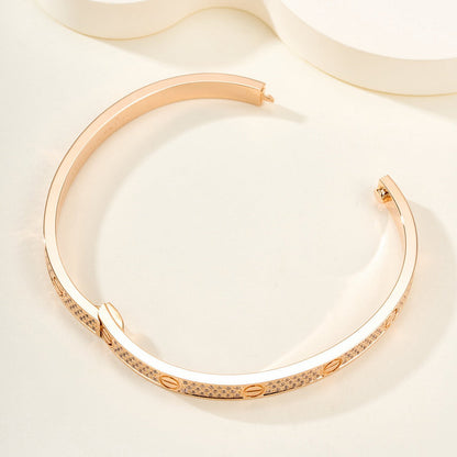 [ELAN LUXE]LOVE BRACELET 4.8MM DIAMOND-PAVED