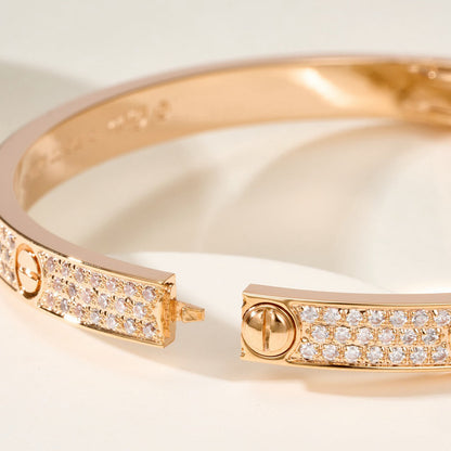 [ELAN LUXE]LOVE BRACELET 4.8MM DIAMOND-PAVED